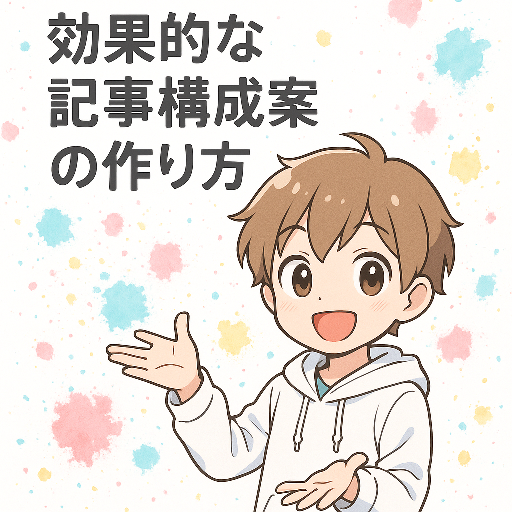 効果的な記事構成案の作り方