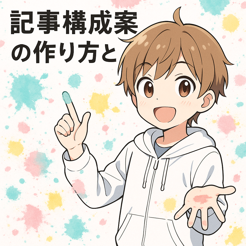 記事構成案の作り方とは