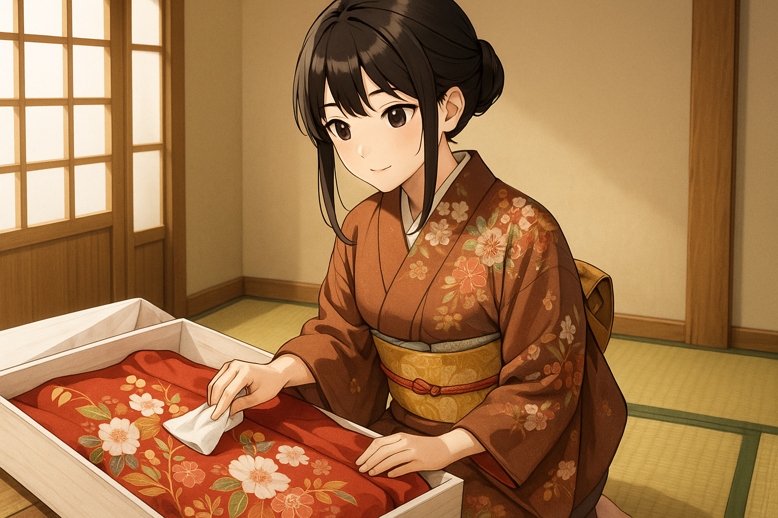 大切な着物を美しく保つために：お手入れと保管方法完全ガイド